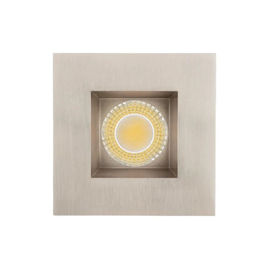 P-7530 3 inch Square Brushed Nickel, 8W, 800 Lumens, 5CCT Recessed Light
