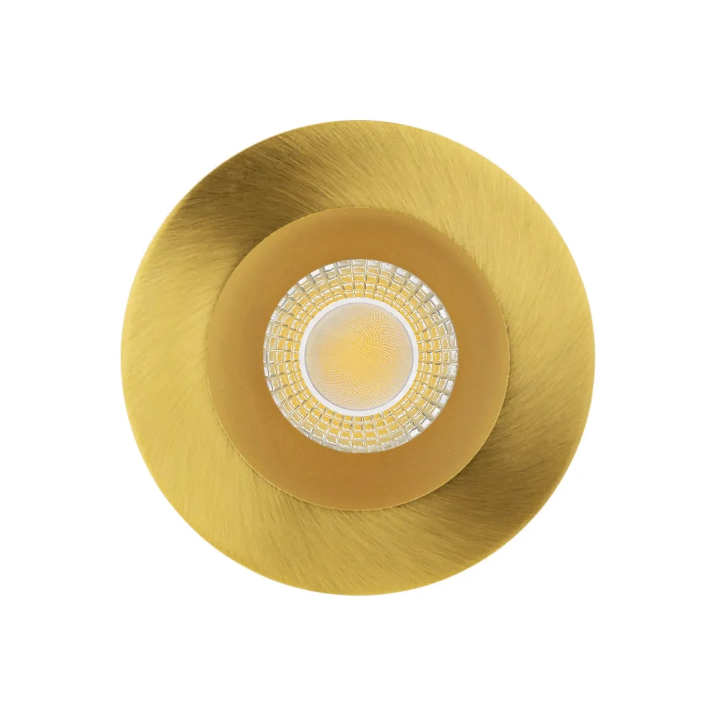 P-7531 3 inch Round Brushed Brass, 8W, 800 Lumens, 5CCT Recessed Light