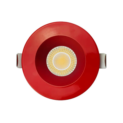 P-7536 3 inch Round Strawberry Red, 8W, 800 Lumens, 5CCT Recessed Light