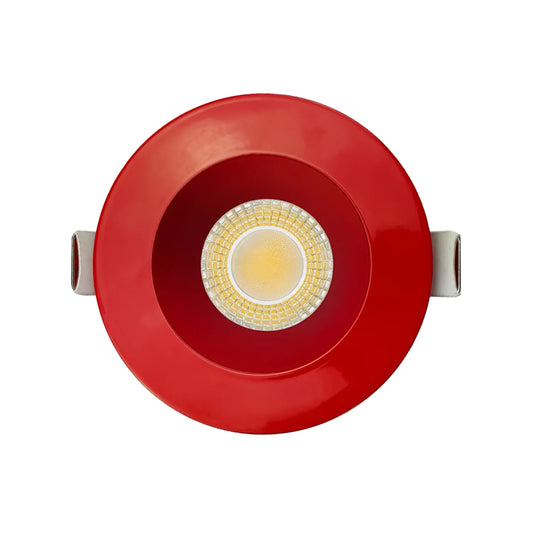 P-7536 3 inch Round Strawberry Red, 8W, 800 Lumens, 5CCT Recessed Light