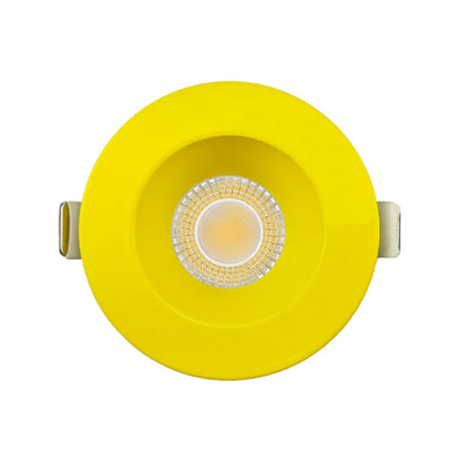 P-7538 3 inch Round Lemon Yellow, 8W, 800 Lumens, 5CCT Recessed Light