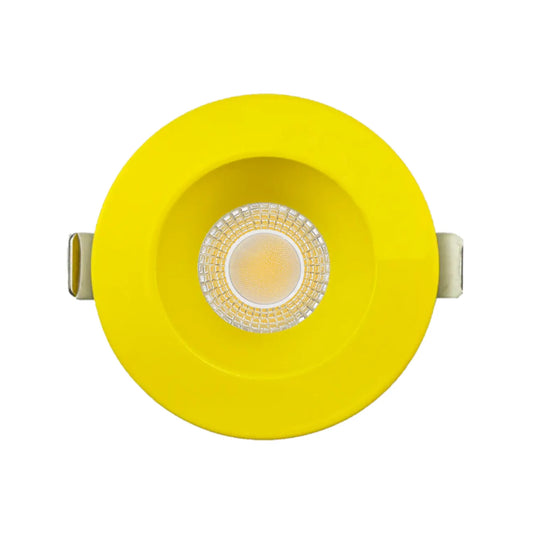 P-7538 3 inch Round Lemon Yellow, 8W, 800 Lumens, 5CCT Recessed Light
