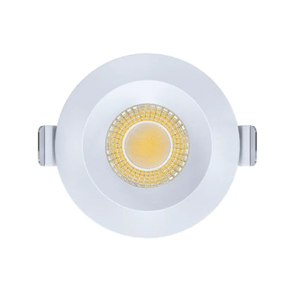 P-7542 3 inch Round White Shallow Trim, 8W, 800 Lumens, 5CCT Recessed Light