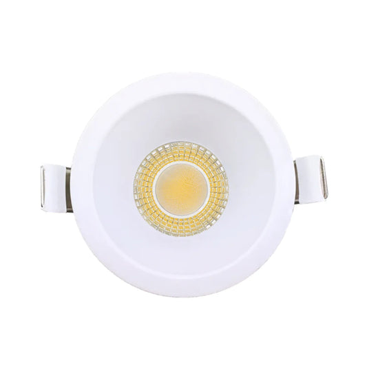 P-7546 3 inch Round White Narrow Trim, 8W, 800 Lumens, 5CCT Recessed Light
