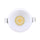 P-7546 3 inch Round White Narrow Trim, 8W, 800 Lumens, 5CCT Recessed Light