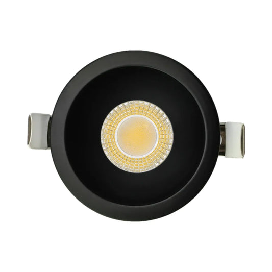 P-7547 3 inch Round Black Narrow Trim, 8W, 800 Lumens, 5CCT Recessed Light