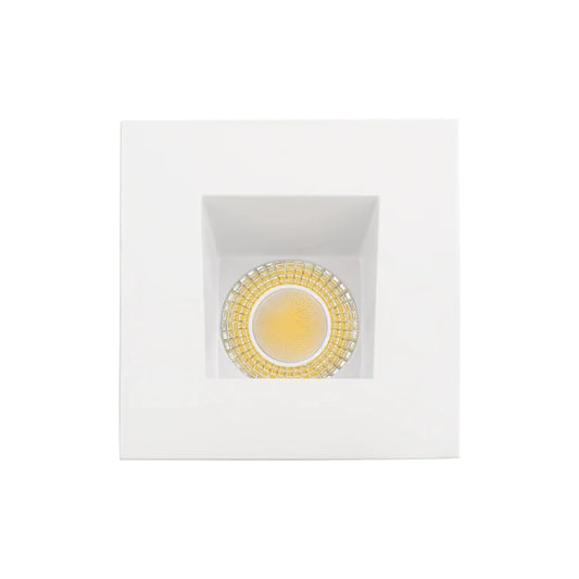 P-7550 3 inch Square Wall-Wash White, 8W, 800 Lumens, 5CCT Recessed Light