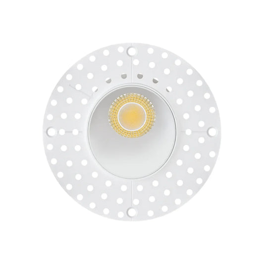 P-7551 3 inch Trimless Round Wall-Wash White, 8W, 800 Lumens, 5CCT Recessed Light