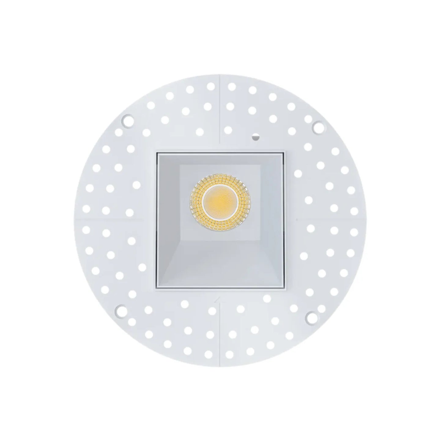P-7553 3 inch Trimless Square Wall-Wash White, 8W, 800 Lumens, 5CCT Recessed Light