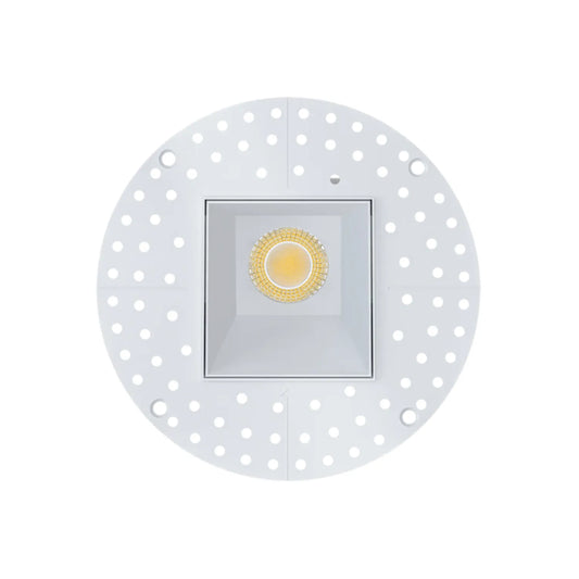 P-7553 3 inch Trimless Square Wall-Wash White, 8W, 800 Lumens, 5CCT Recessed Light