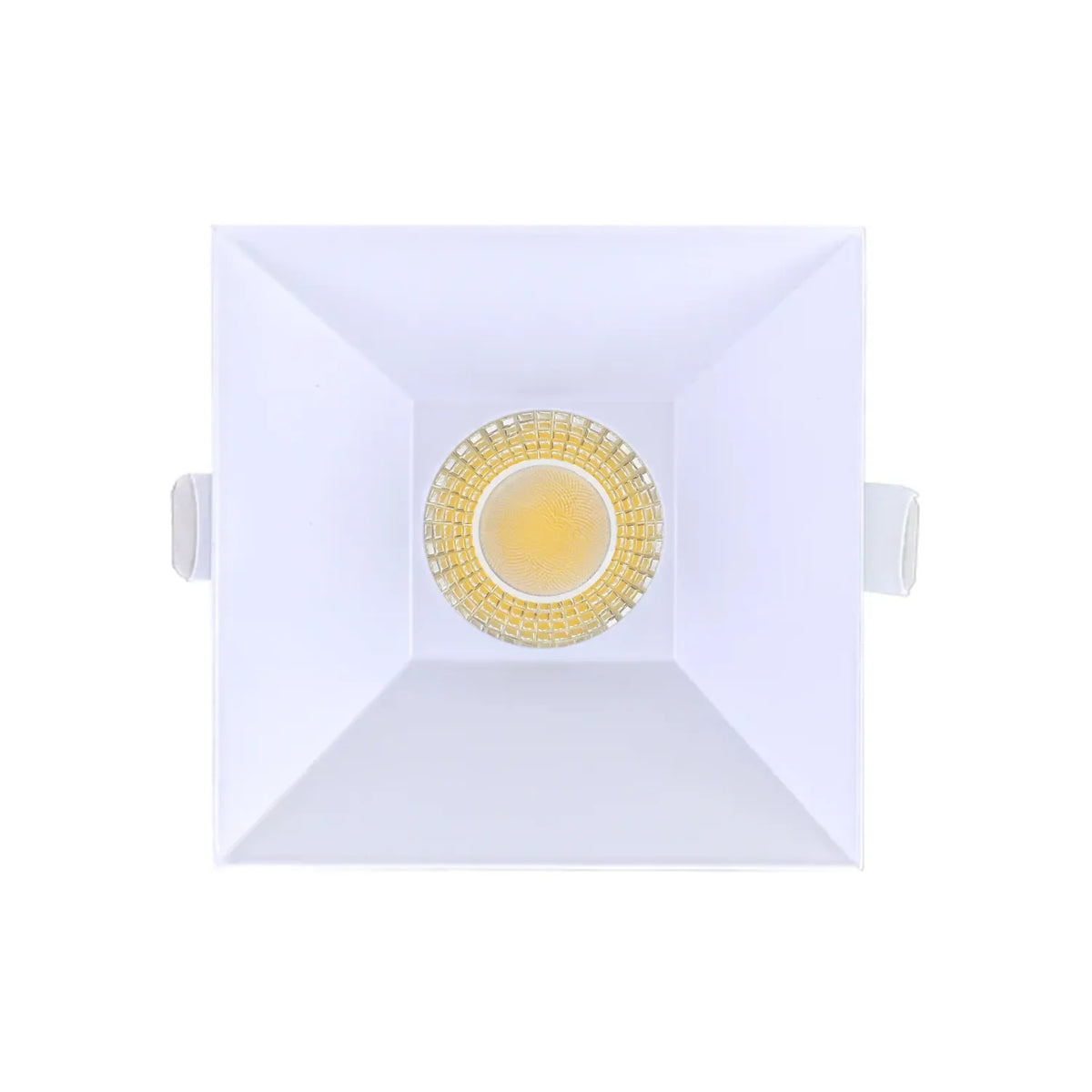 P-7557 3 inch Drop Trim Square White, 8W, 800 Lumens, 5CCT Recessed Light