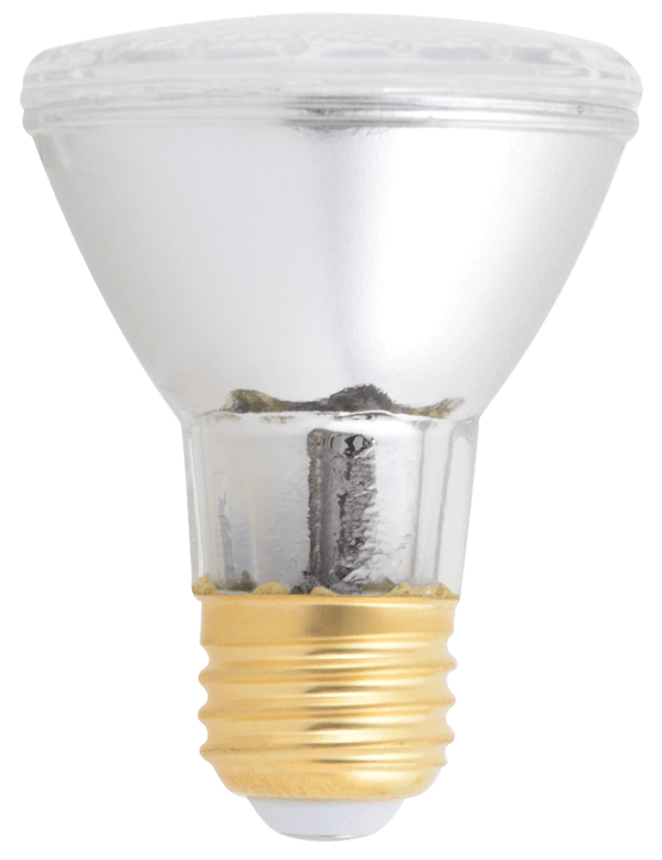 Perlglow 7 Watts PAR20 Shape E26 Base Type 550 Lumens Clear LED Light Bulb 5000K Super White