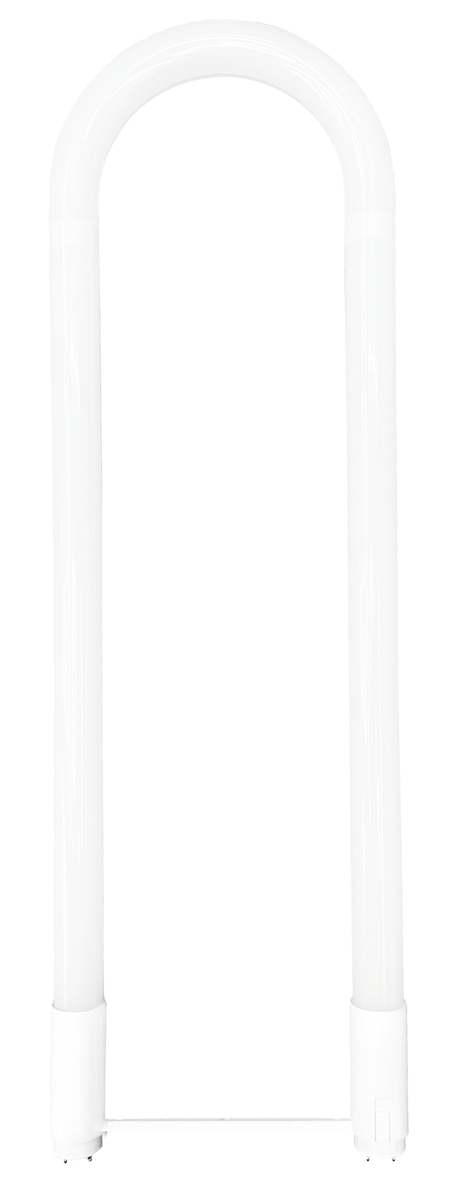 Perlglow 12W 2 Ft T5 Shape Miniature Bi-Pin Base Glass Lens Type B Ballast Ho Bypass LED Tube Light 3000k Warm White