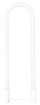 Perlglow 12W 2 Ft T5 Shape Miniature Bi-Pin Base Glass Lens Type B Ballast Ho Bypass LED Tube Light 3000k Warm White