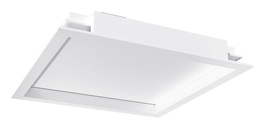 Perlglow 2X2 30/40/50W 5300/4550/3275 Lumens Frosted Wet Rated Selectable CCT 30,35,41,50,65K Regress Panel + Em