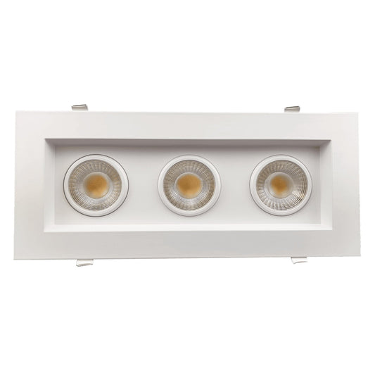 P-5448 4 Inch 3 Head White 42W 3300 Lumens 5CCT Gimbal Light